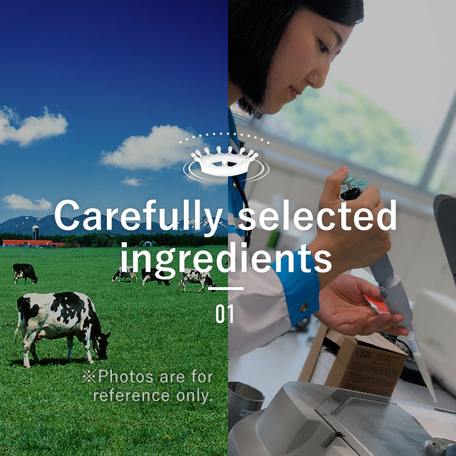 Carefully selected ingredients